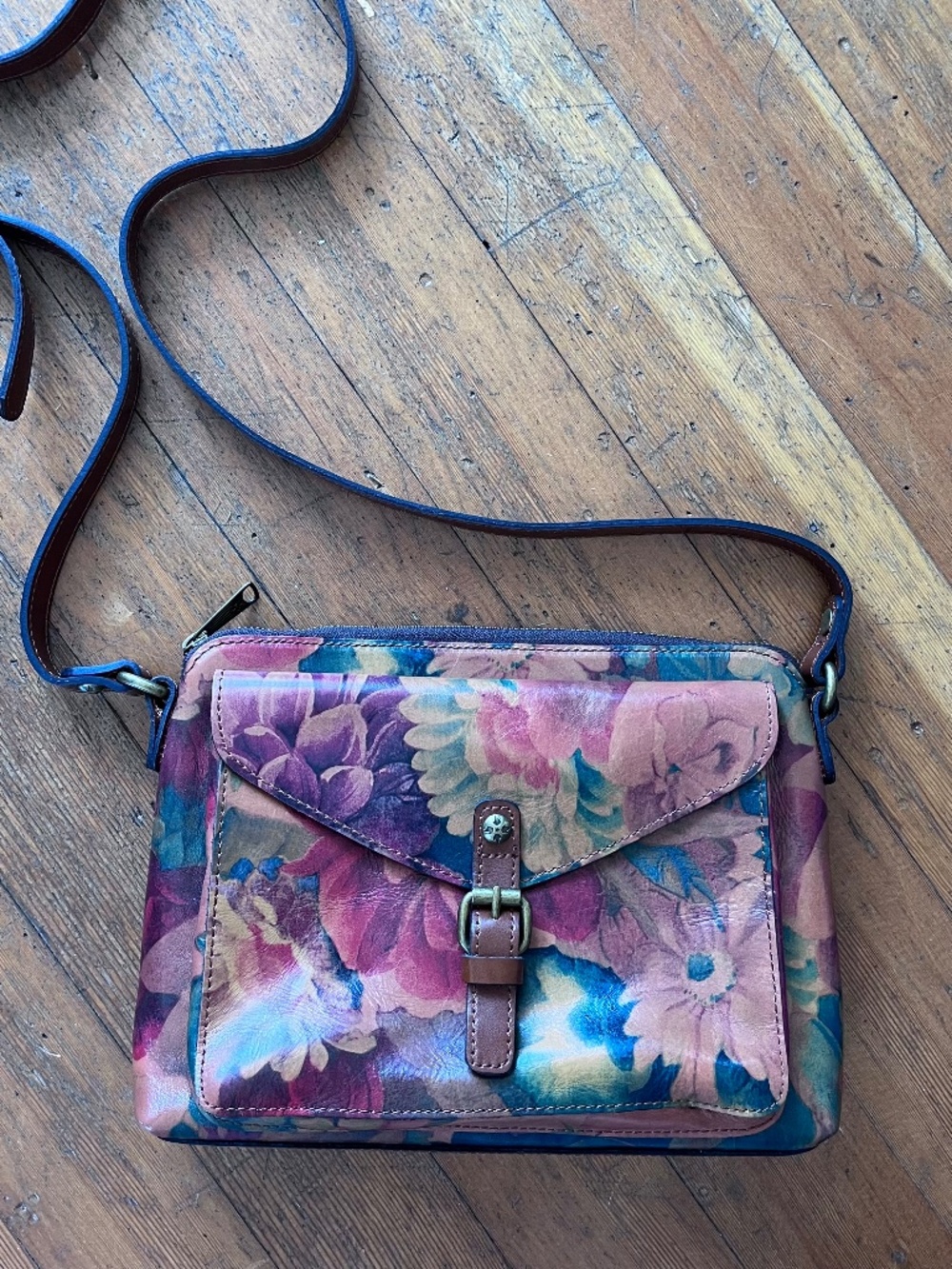 Patricia Nash Avellino Floral Print Crossbody